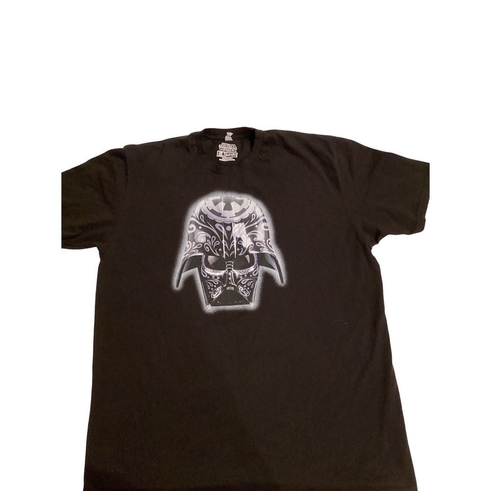 Star Wars Darth Vader Day of the Dead Sugar Skull T Shirt Mens Black